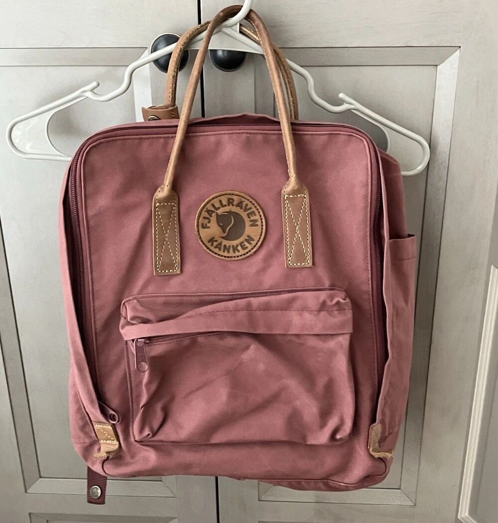 Fjallraven Kanken Laptop Backpack G-1000 23565 Mesa Purple Leather Bag